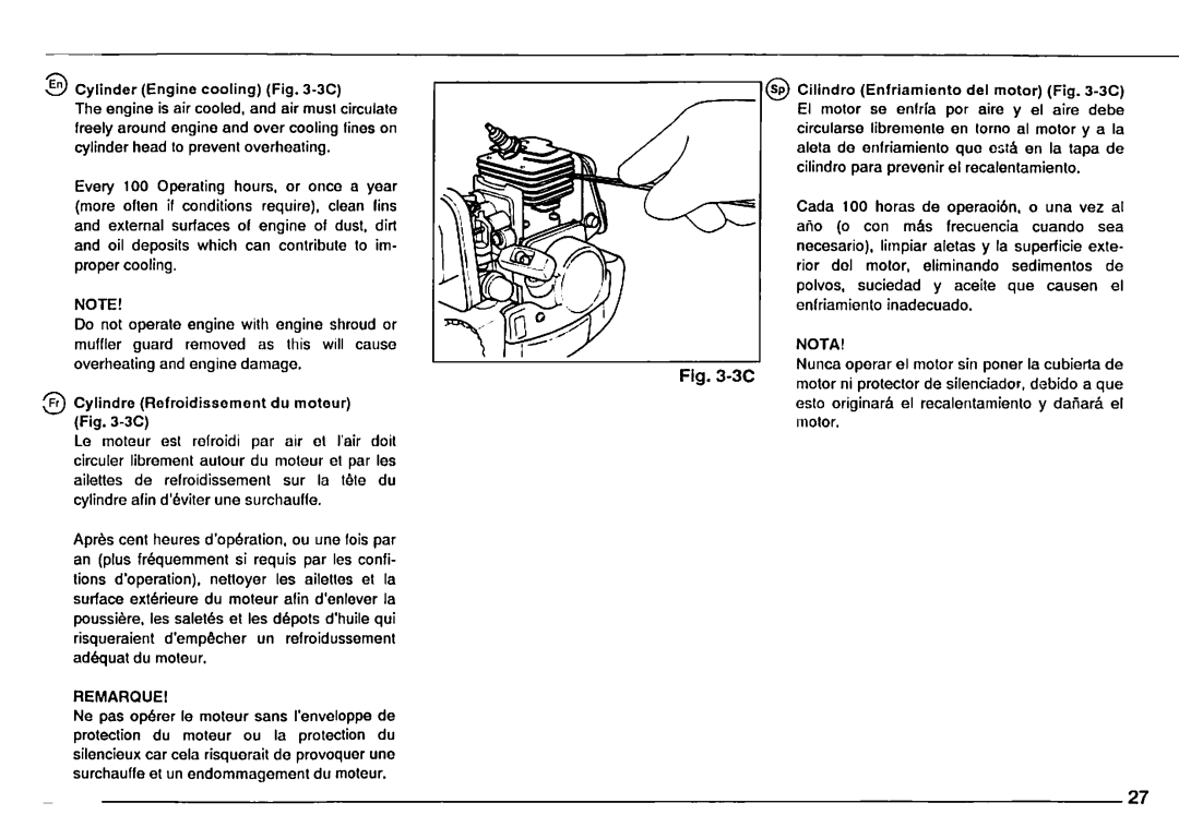 Tanaka TBC-300, TBC-3010, TBC-SDH, TBC-DH, TBC-265, TBC-220 manual 