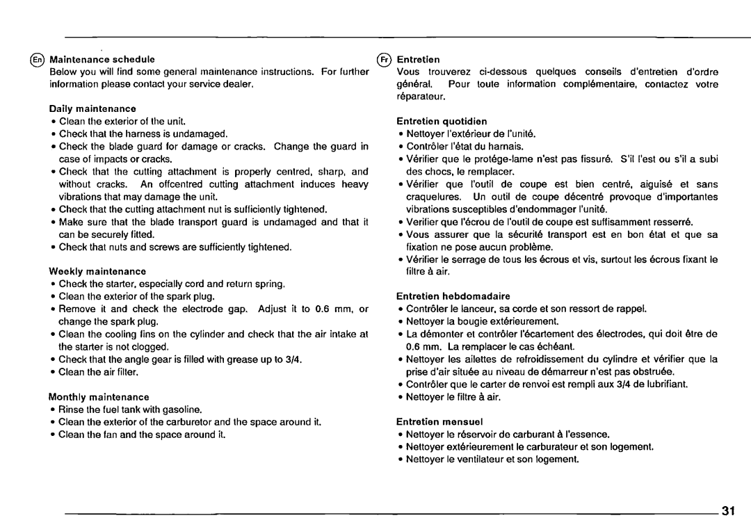 Tanaka TBC-220, TBC-3010, TBC-300, TBC-SDH, TBC-DH, TBC-265 manual 