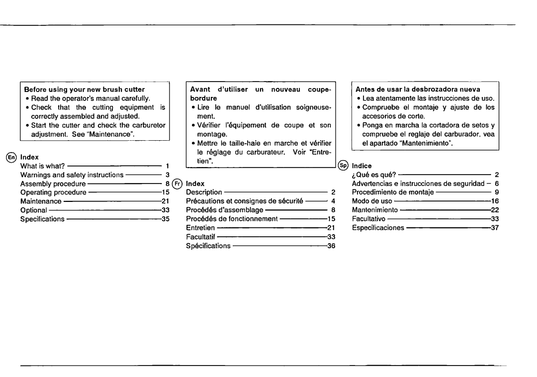 Tanaka TBC-265, TBC-3010, TBC-300, TBC-SDH, TBC-DH, TBC-220 manual 