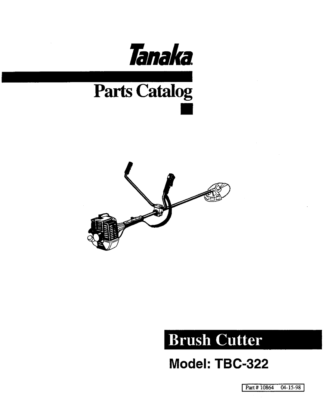 Tanaka TBC-322 manual 