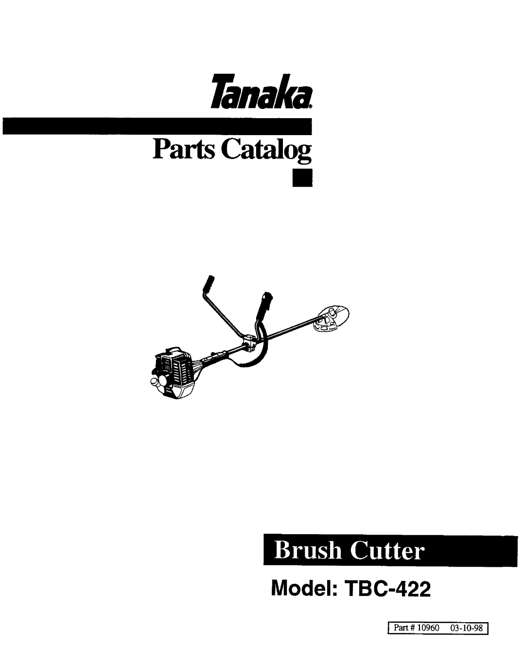 Tanaka TBC-422 manual 