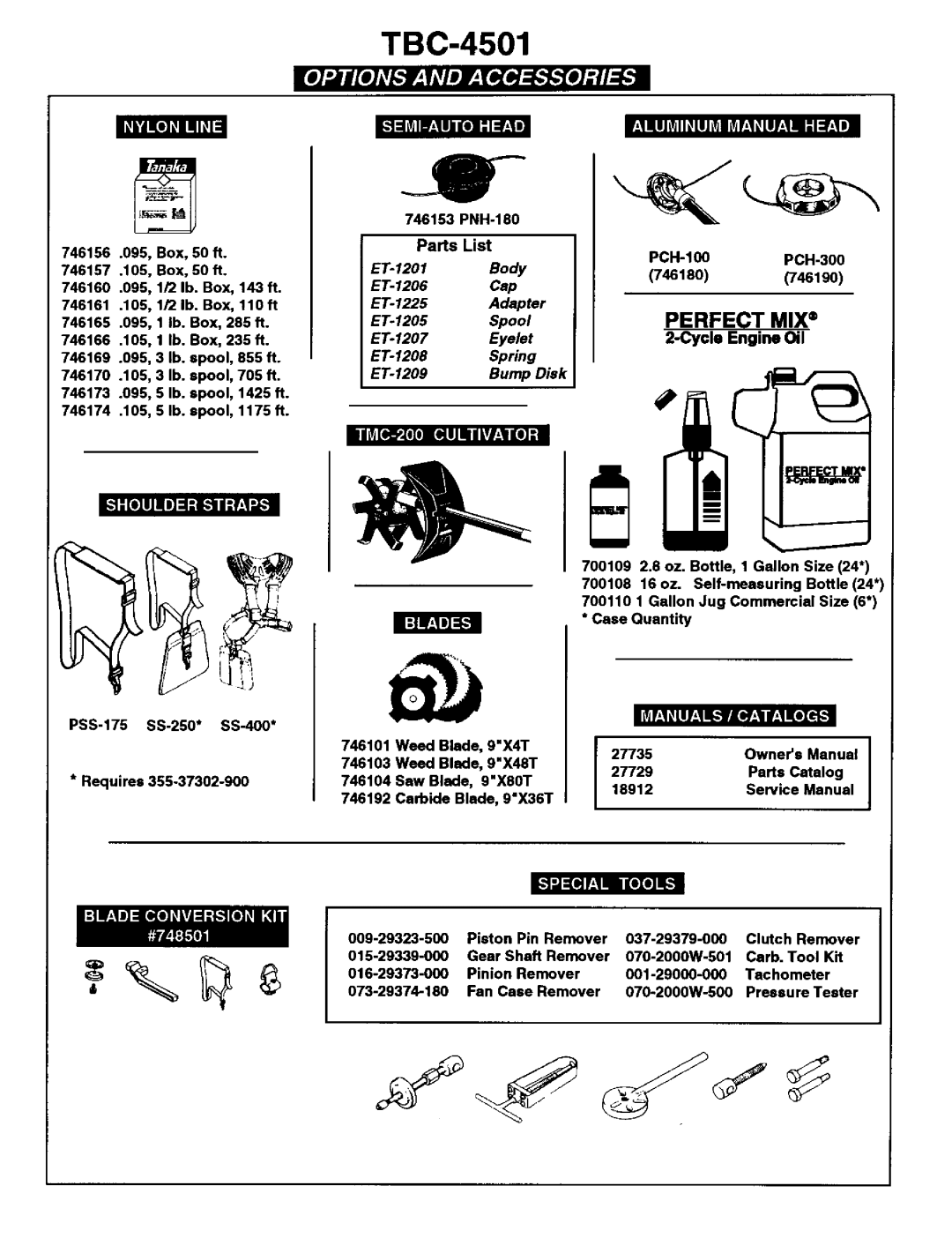 Tanaka TBC-4501 manual 