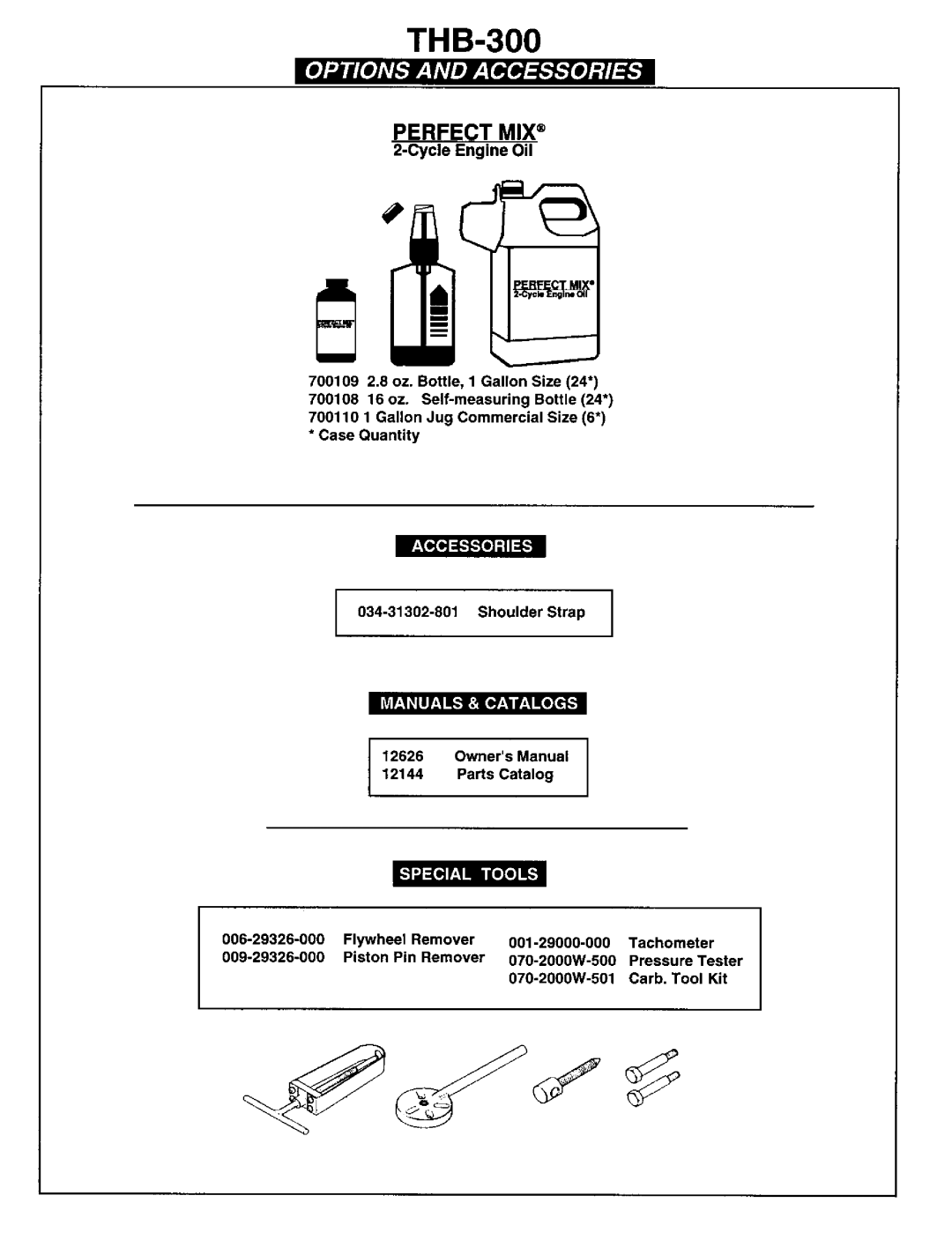 Tanaka THB-300 manual 