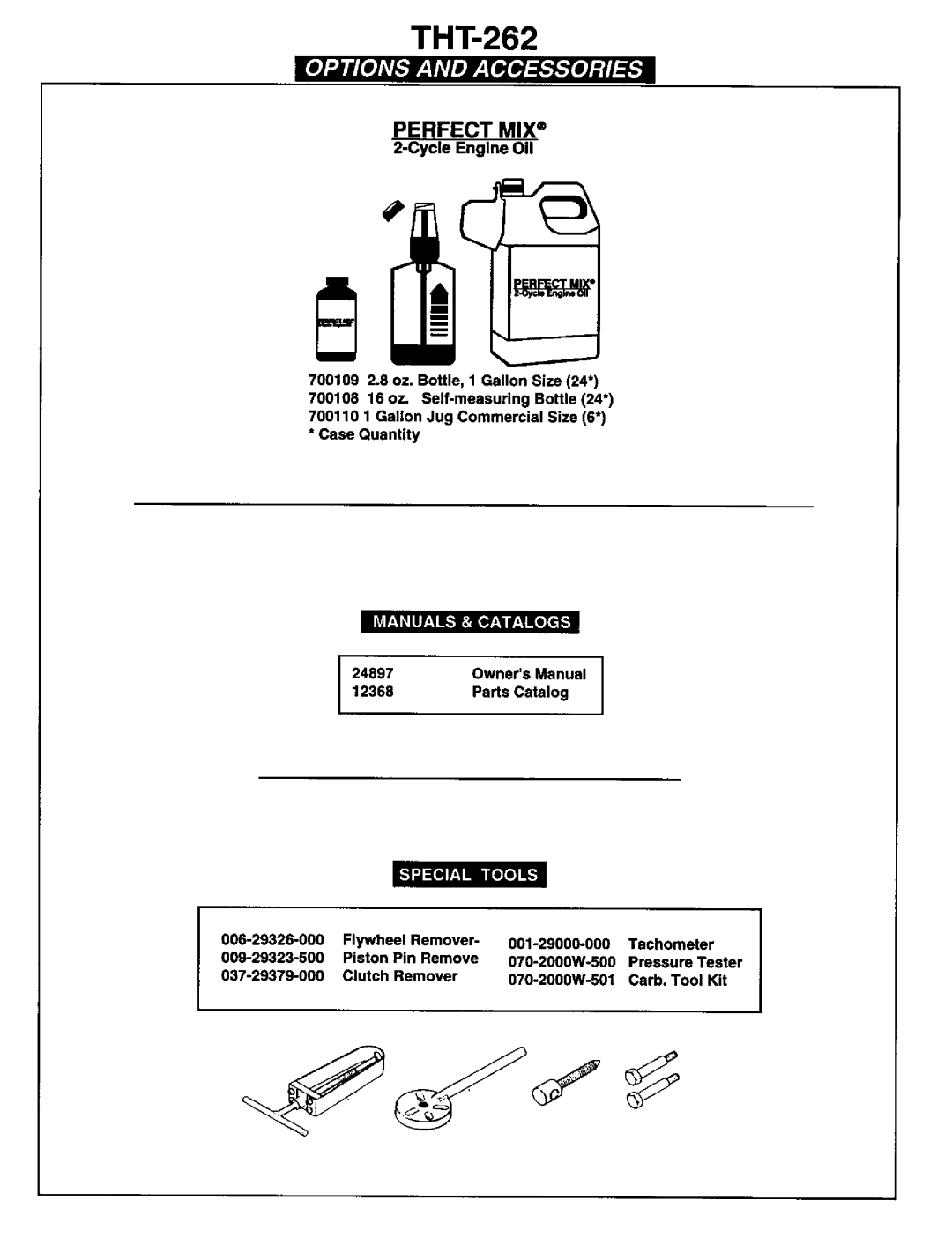 Tanaka THT-262 manual 