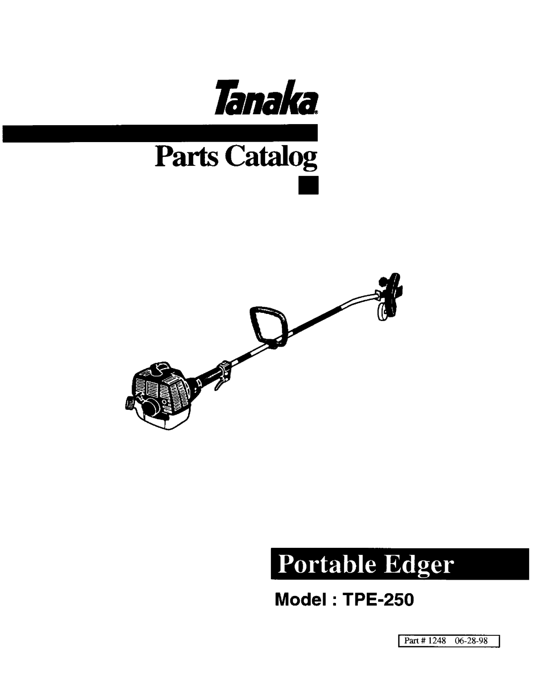 Tanaka TPE-250 manual 