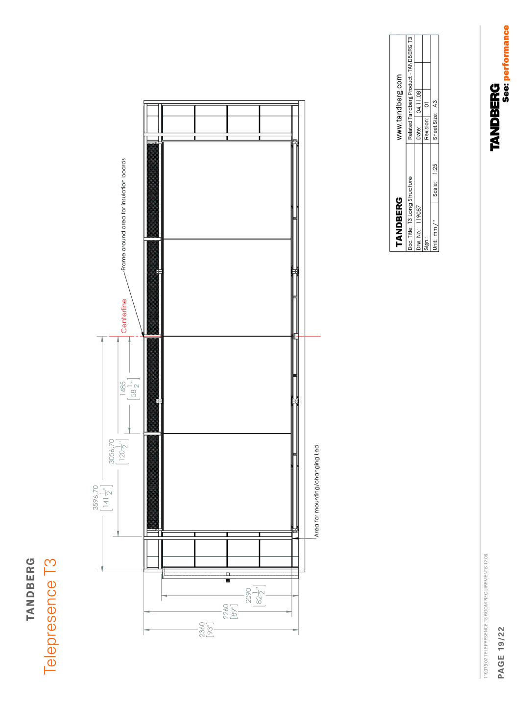 TANDBERG 119076.02 dimensions 19/22 