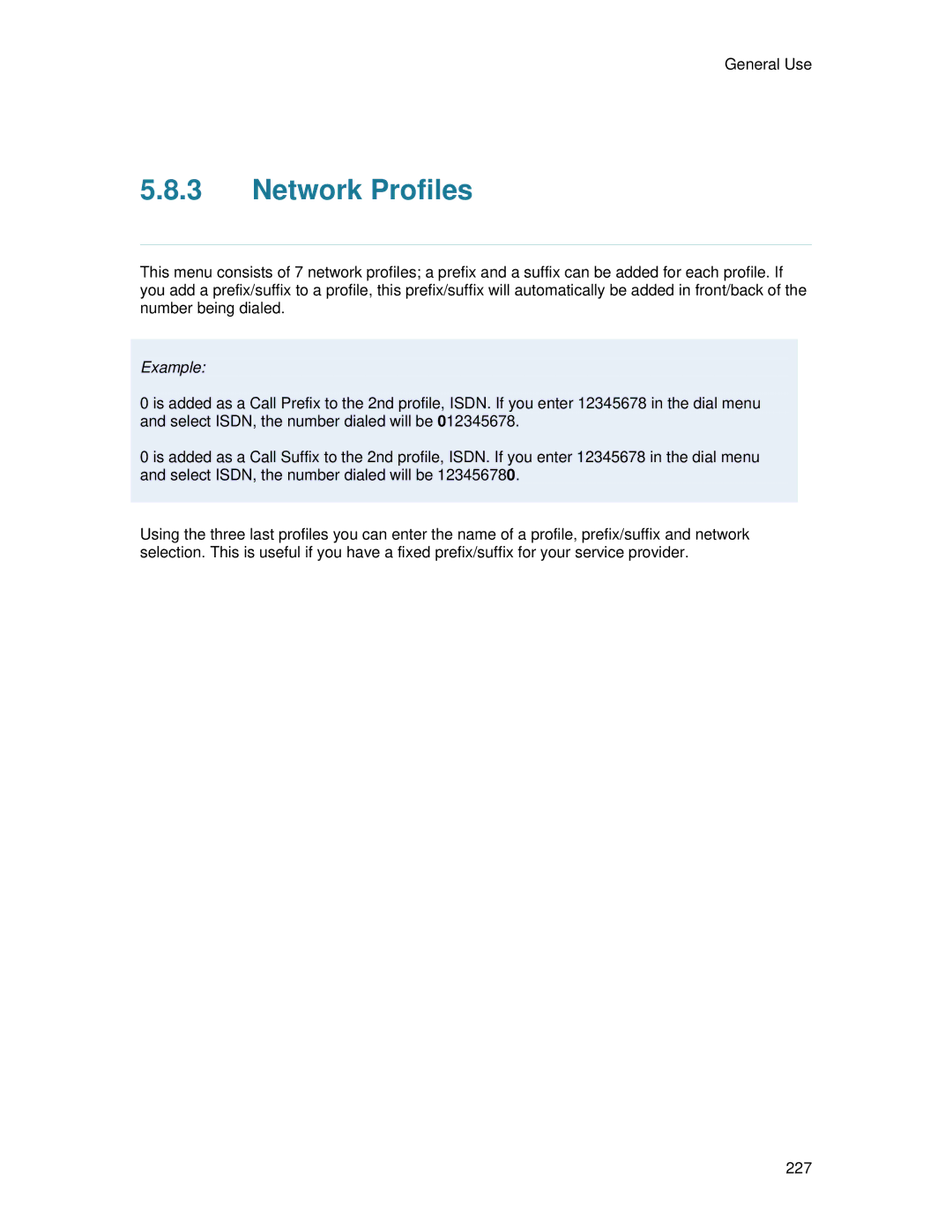 TANDBERG 6000 MXP user manual Network Profiles 