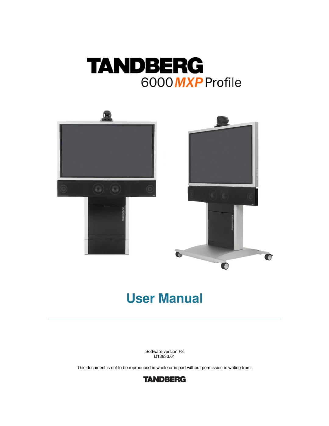 TANDBERG 6000MXP user manual 