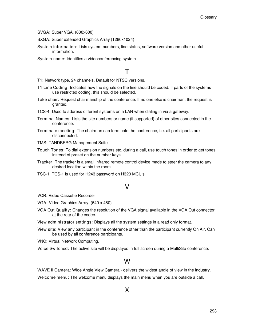 TANDBERG 6000MXP user manual 