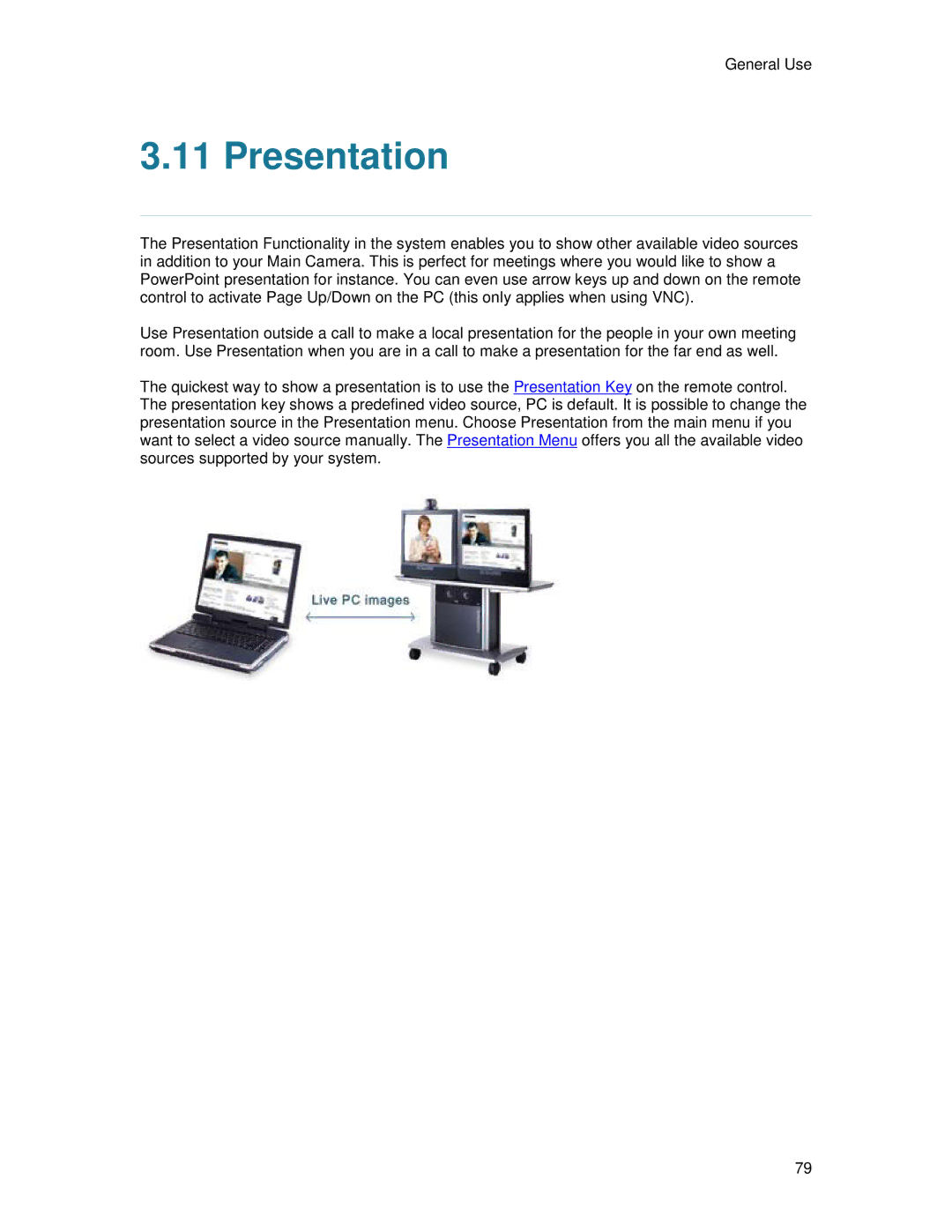 TANDBERG 6000MXP user manual Presentation 