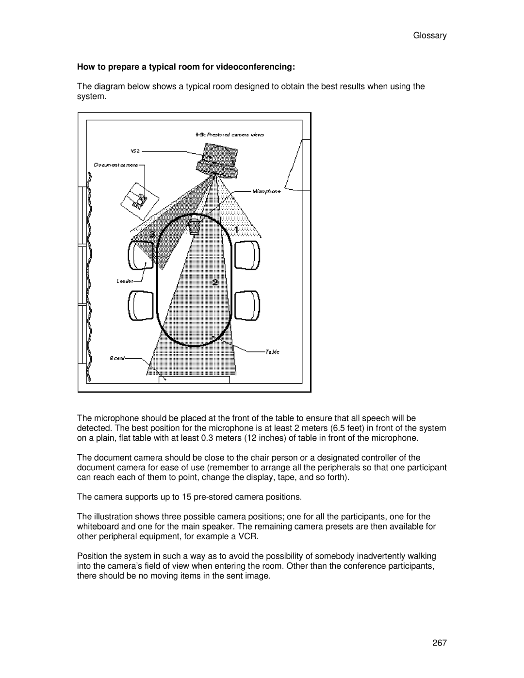 TANDBERG 7000 MXP user manual How to prepare a typical room for videoconferencing 