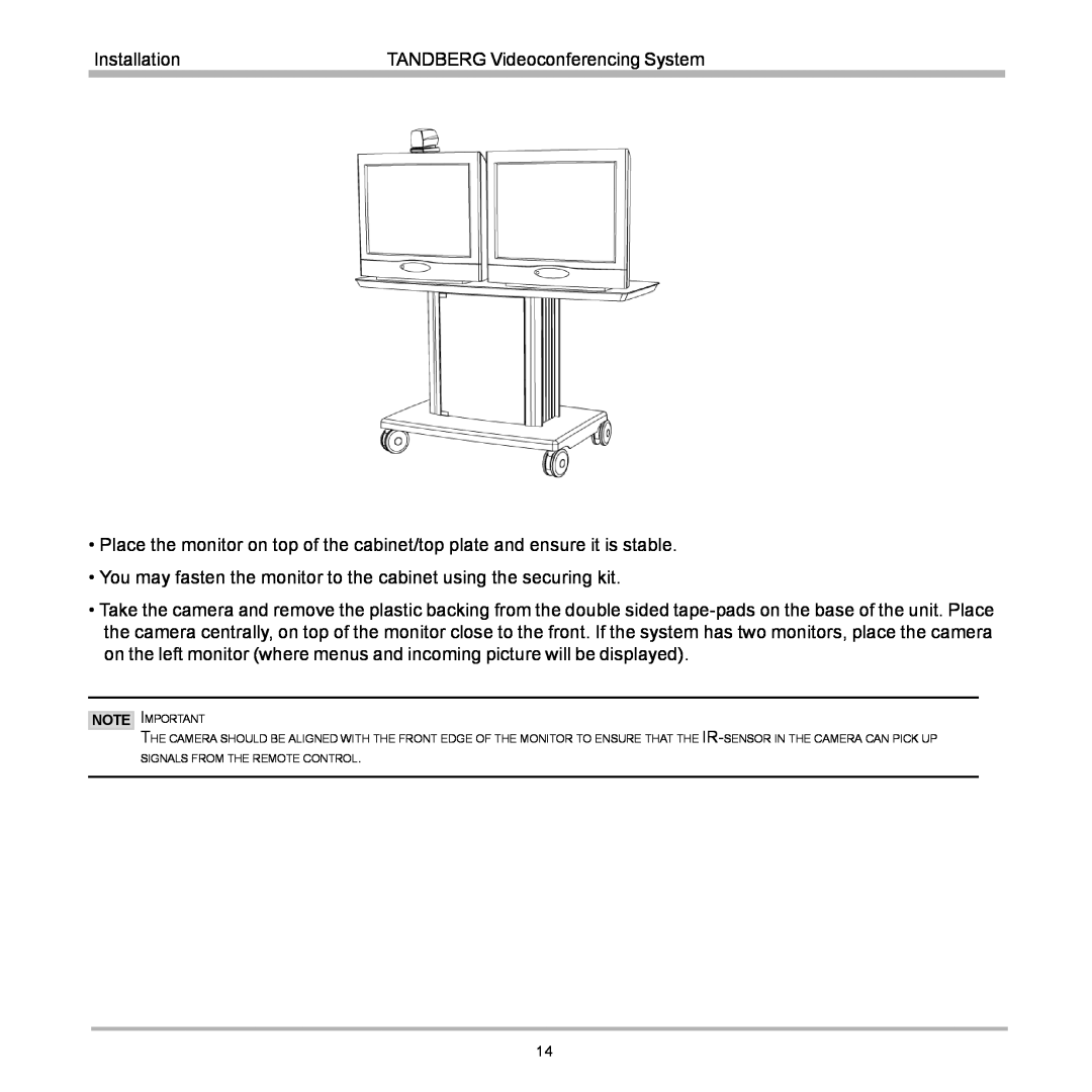 TANDBERG D12155-10 user manual 