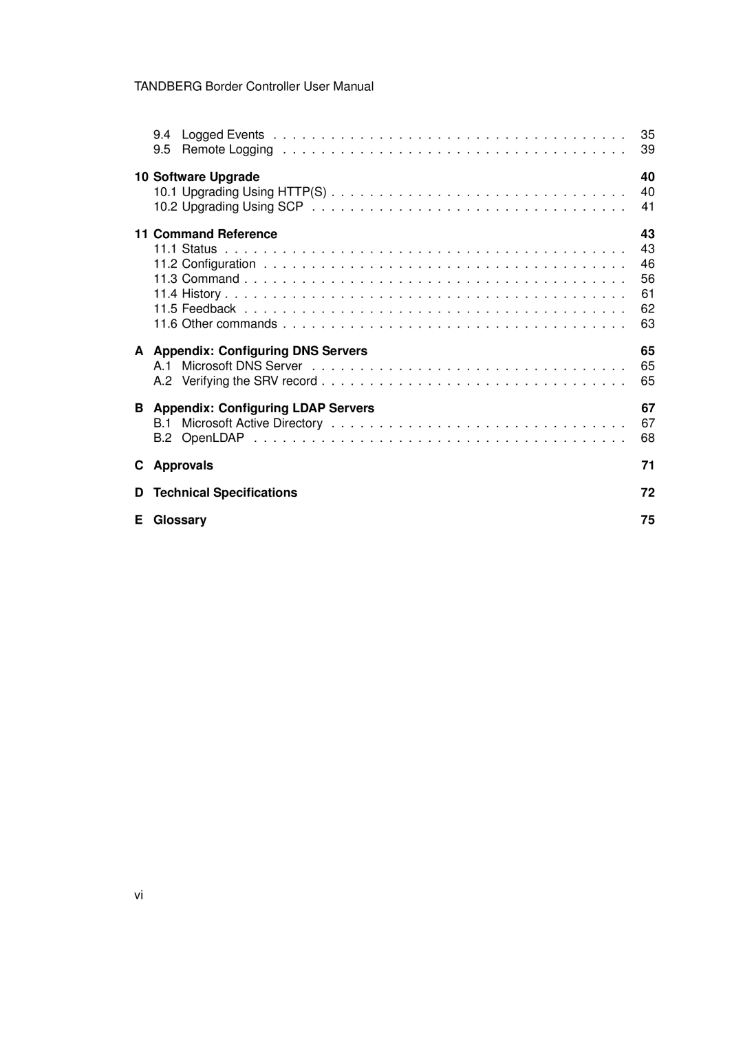 TANDBERG D13691.03 user manual Software Upgrade 