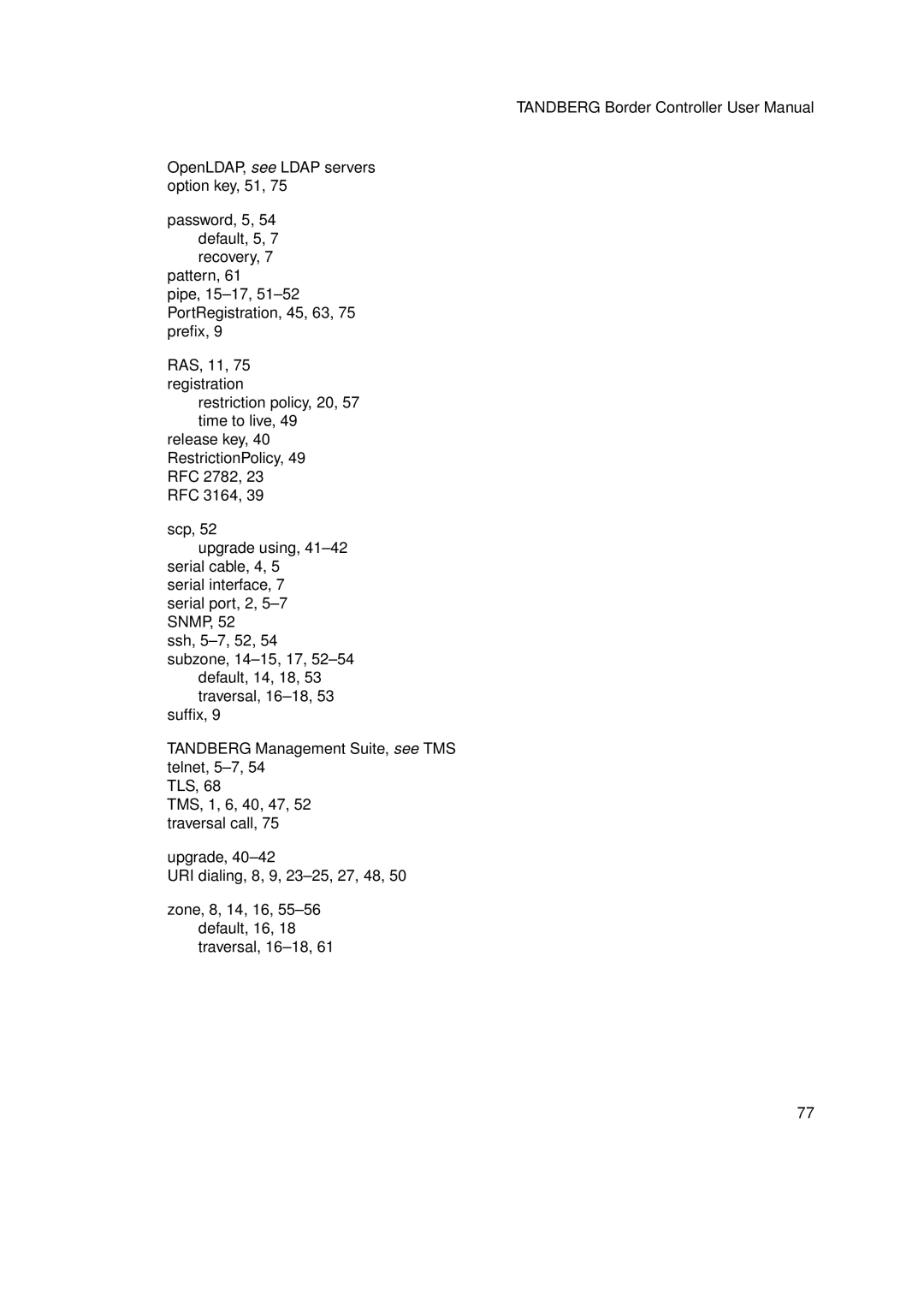 TANDBERG D13691.03 user manual 