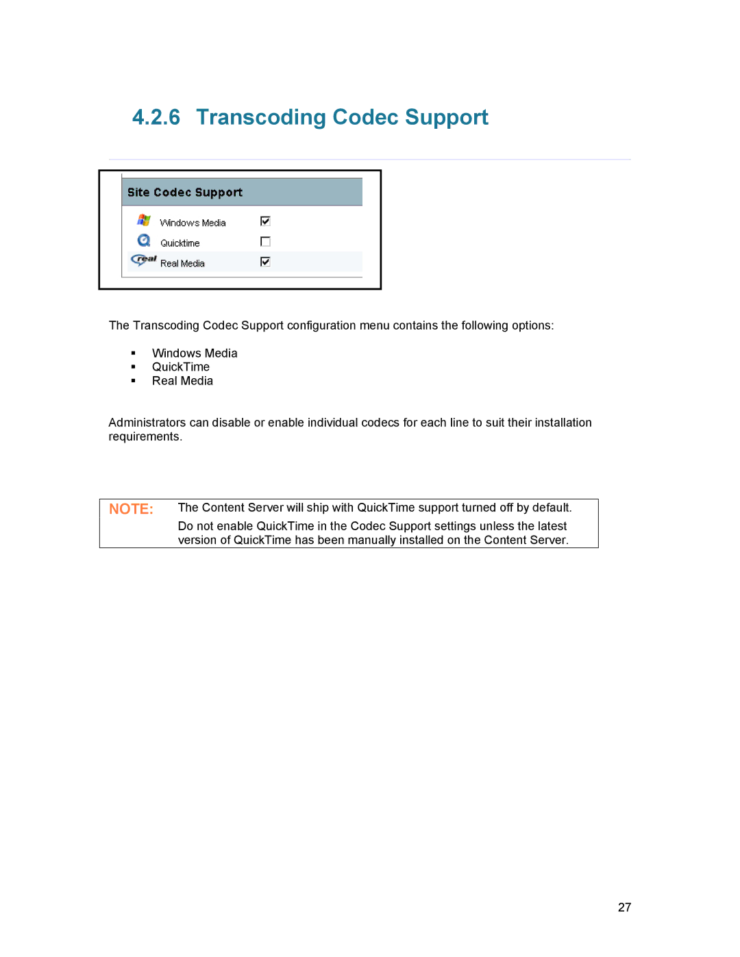 TANDBERG D1389801 user manual Transcoding Codec Support 