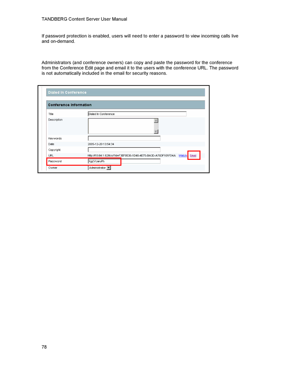 TANDBERG D1389801 user manual 