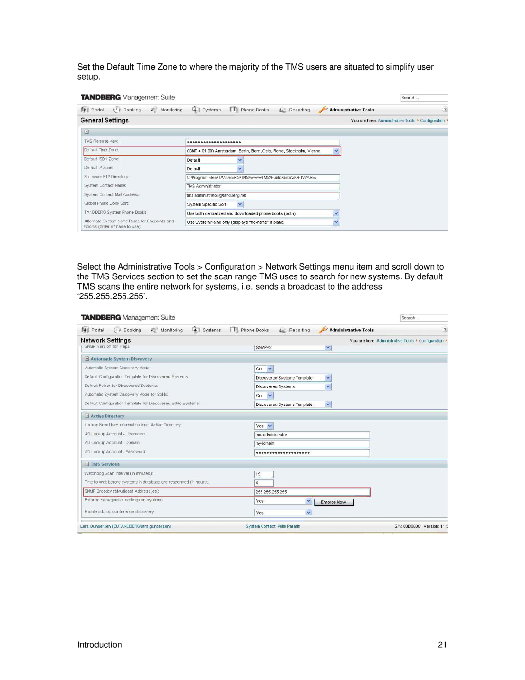 TANDBERG D13939 setup guide 