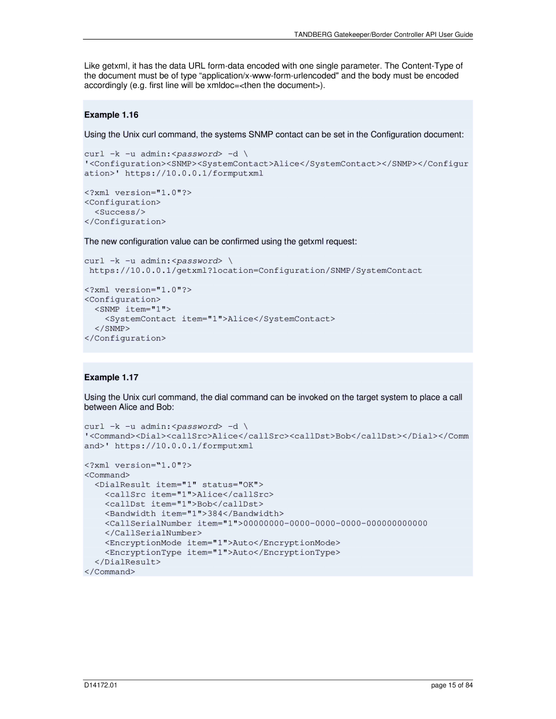 TANDBERG D14172.01 manual Success Configuration, DialResult Command 