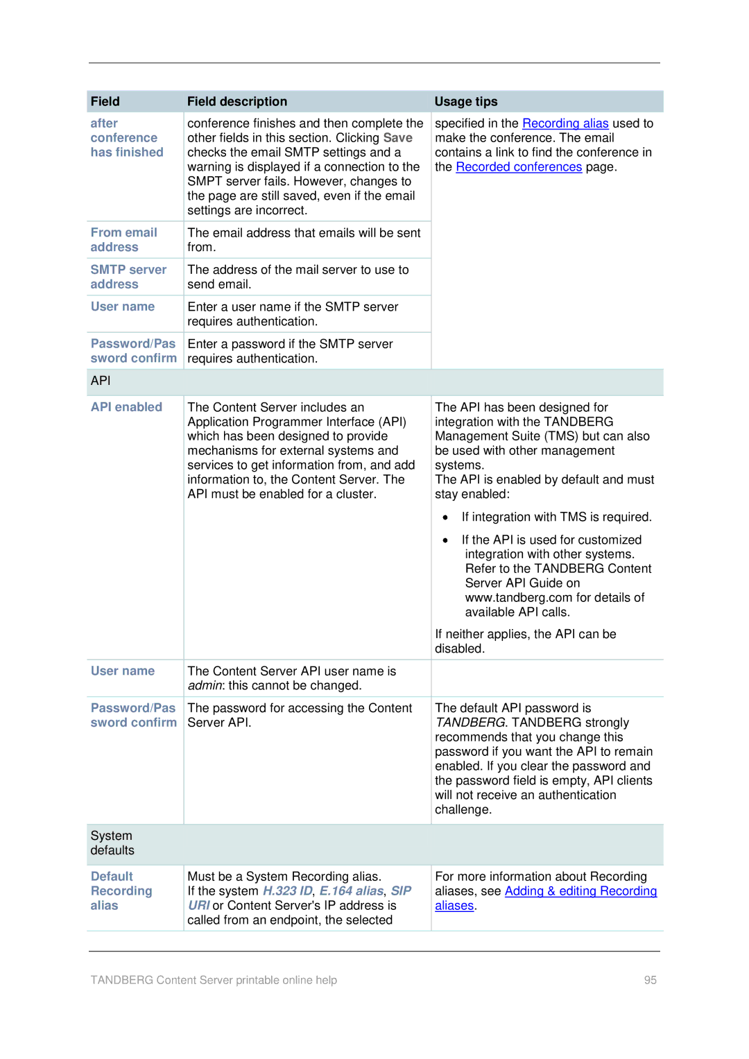 TANDBERG D1459501 manual If the system H.323 ID, E.164 alias, SIP 