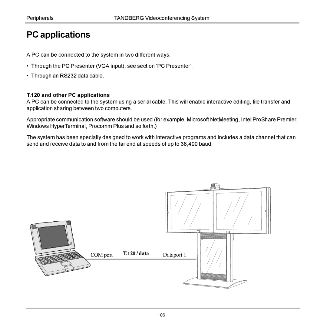 Tandberg Data 7000 manual PC applications 