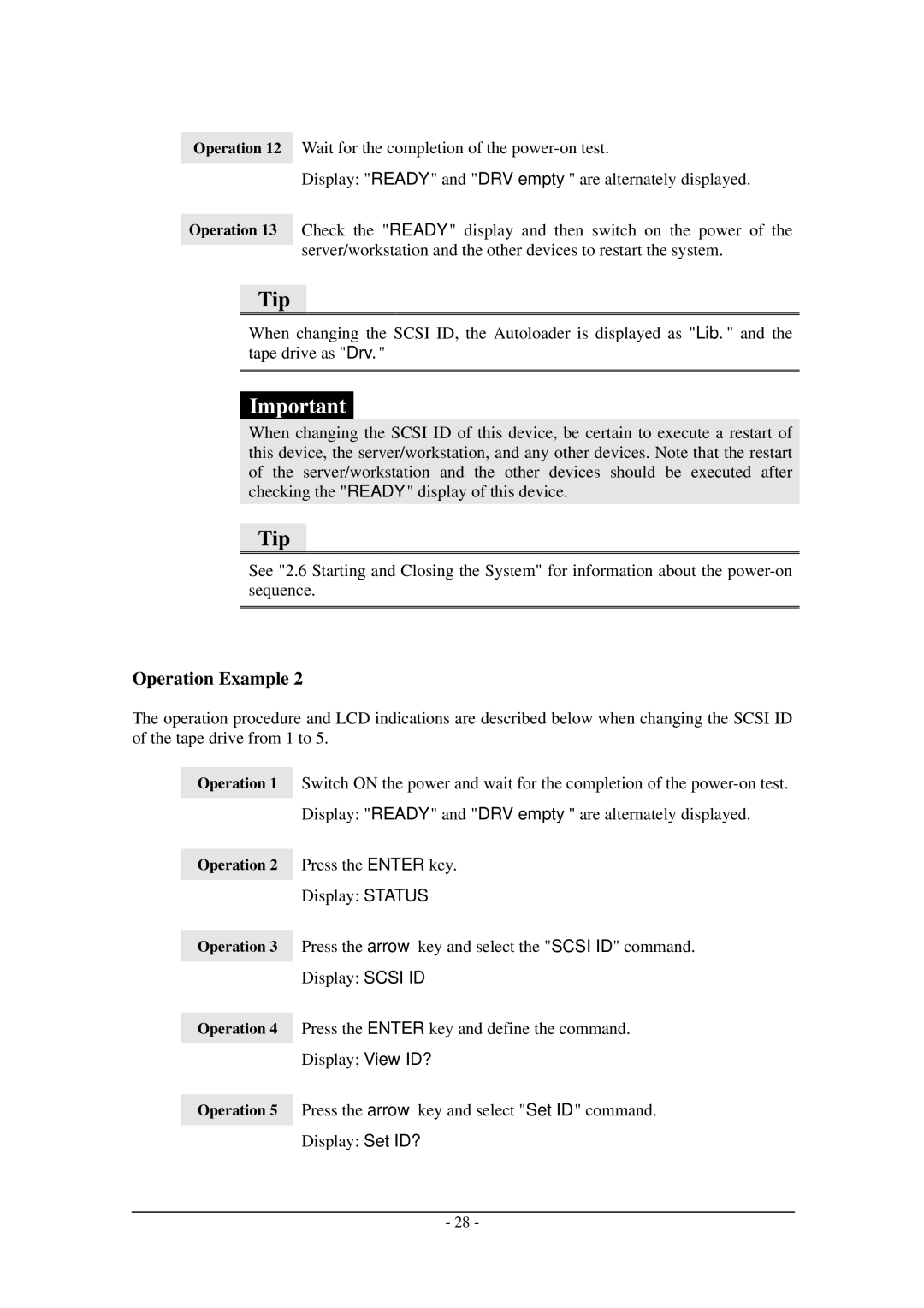 Tandberg Data Tandberg LTO2 manual Tip 