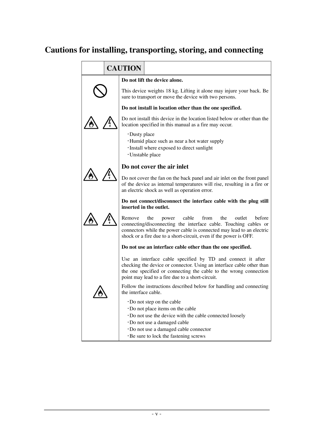 Tandberg Data Tandberg LTO2 manual Do not cover the air inlet, Do not lift the device alone 