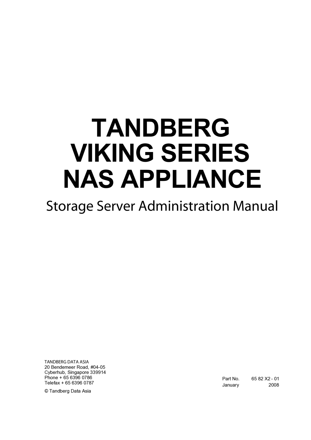 Tandberg Data Viking FS-1500, Viking FS-1600, Viking FS-412 manual Tandberg 