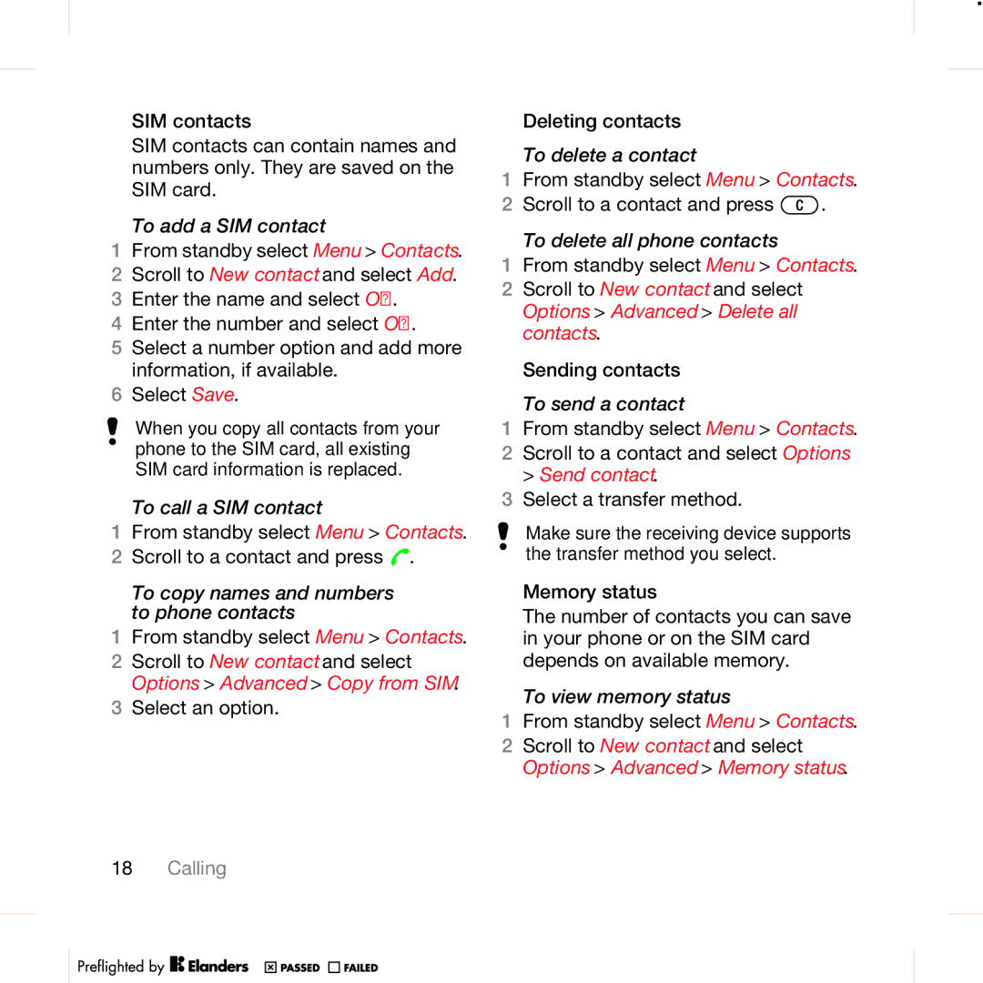 TANDBERG K630I manual Send contact, Select a transfer method 