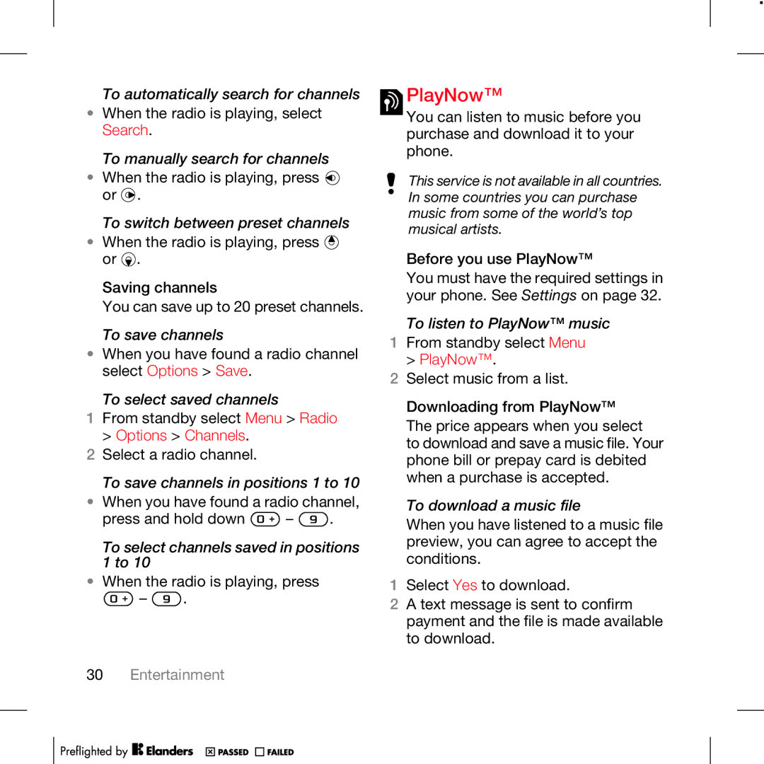 TANDBERG K630I manual Before you use PlayNow 