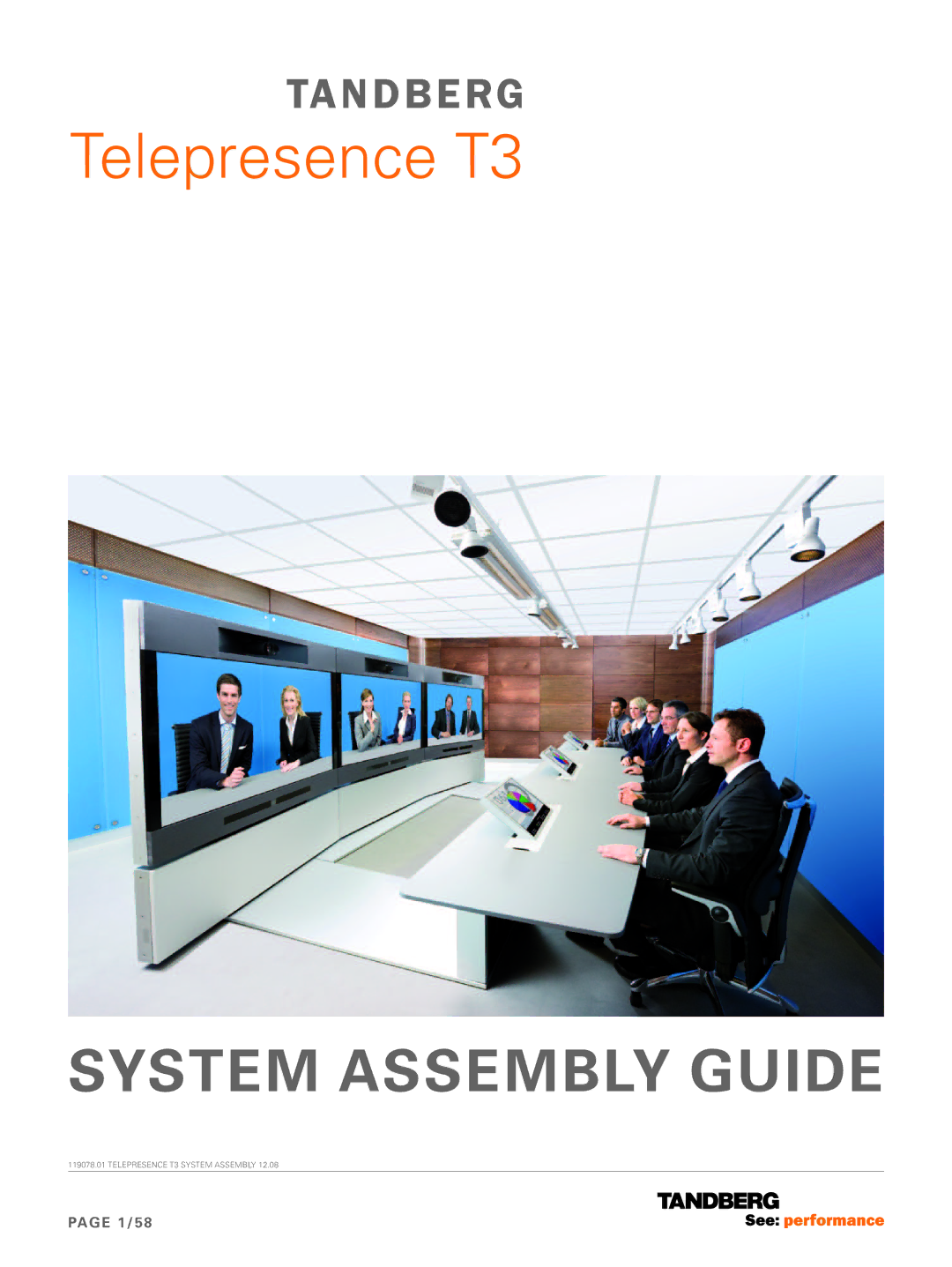 TANDBERG manual Telepresence T3 