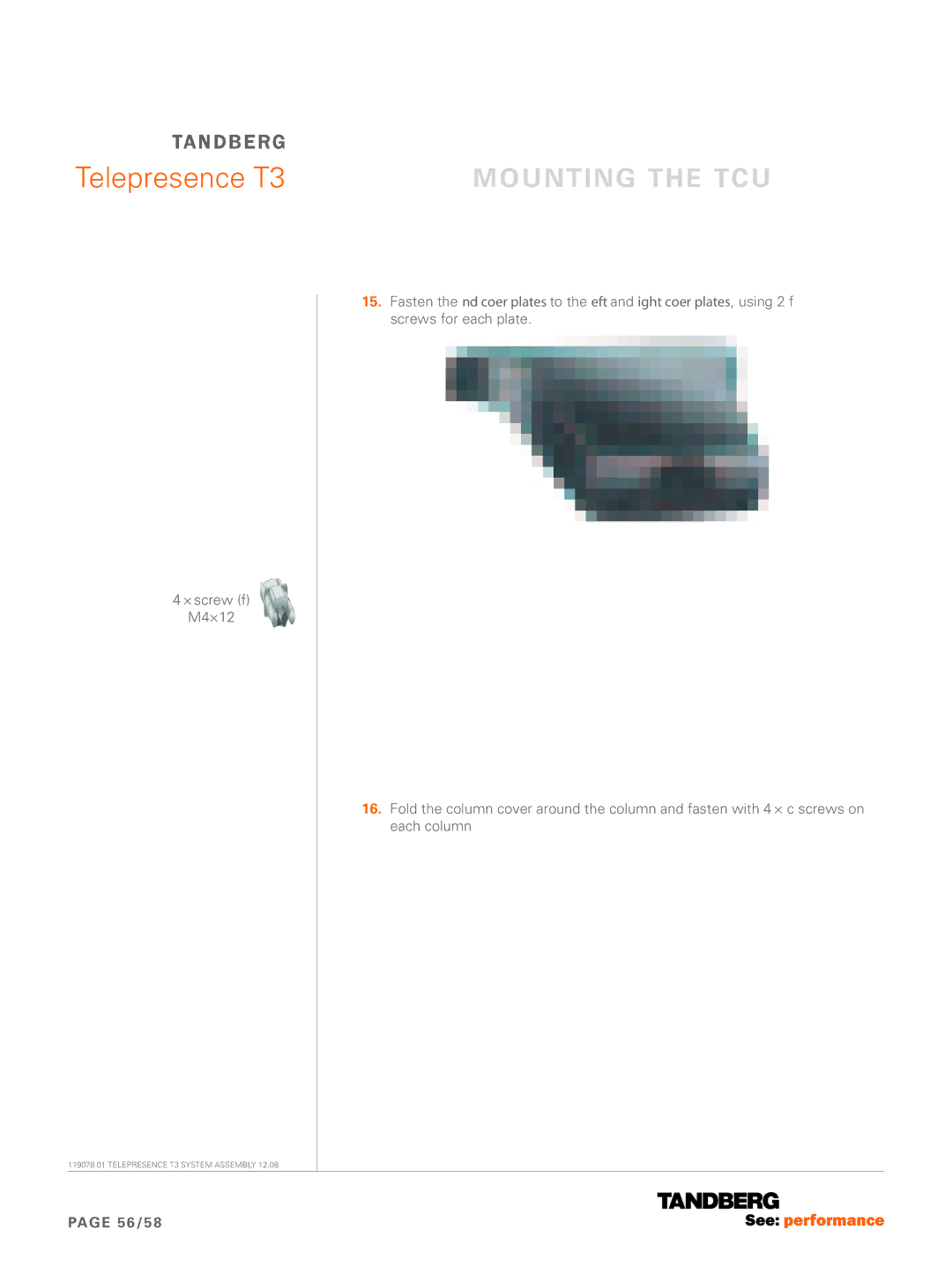 TANDBERG T3 manual 56/58 