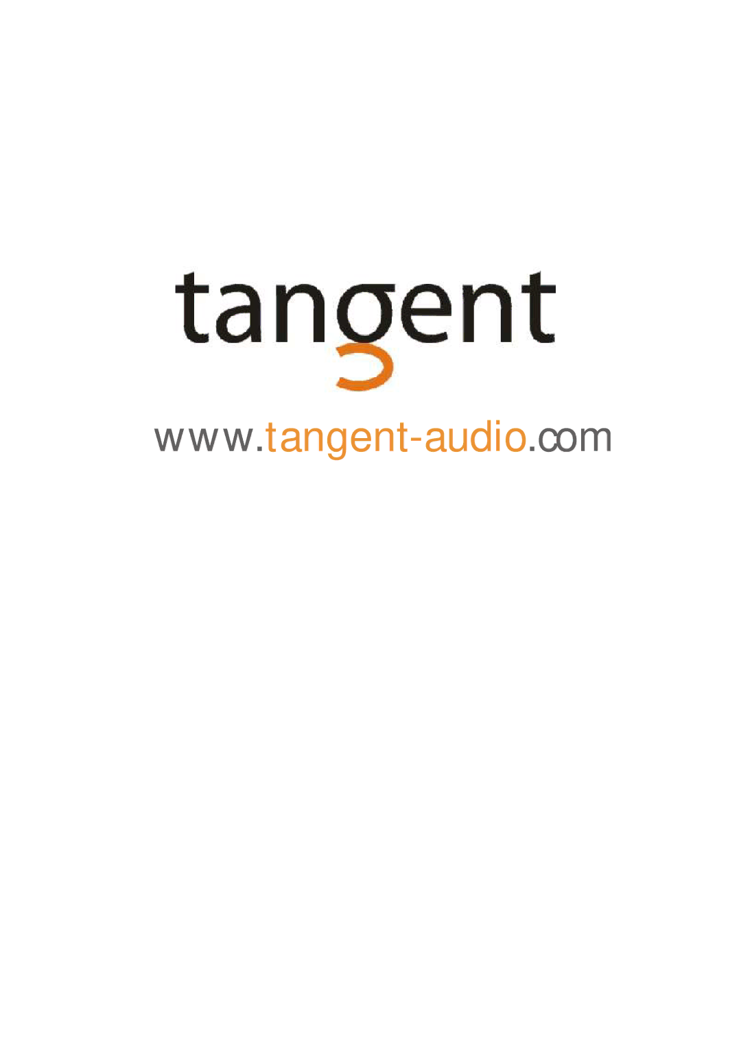 Tangent AMP-50 operation manual 