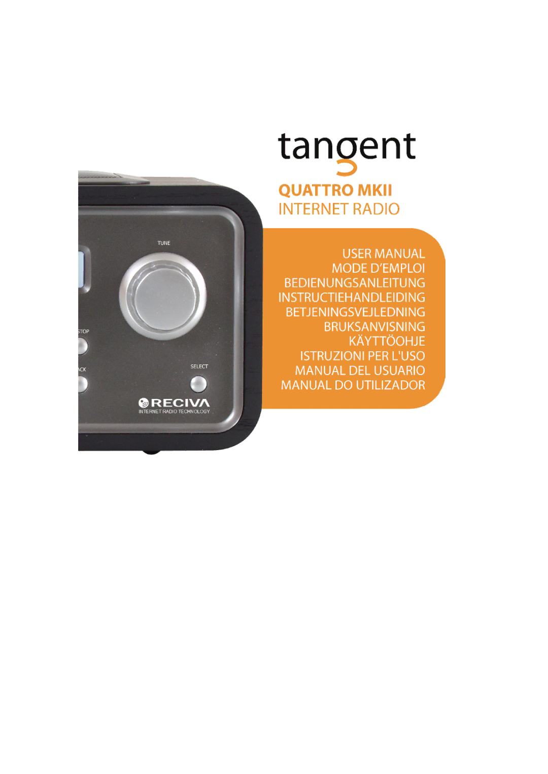 Tangent Audio Quattro MKII manual 