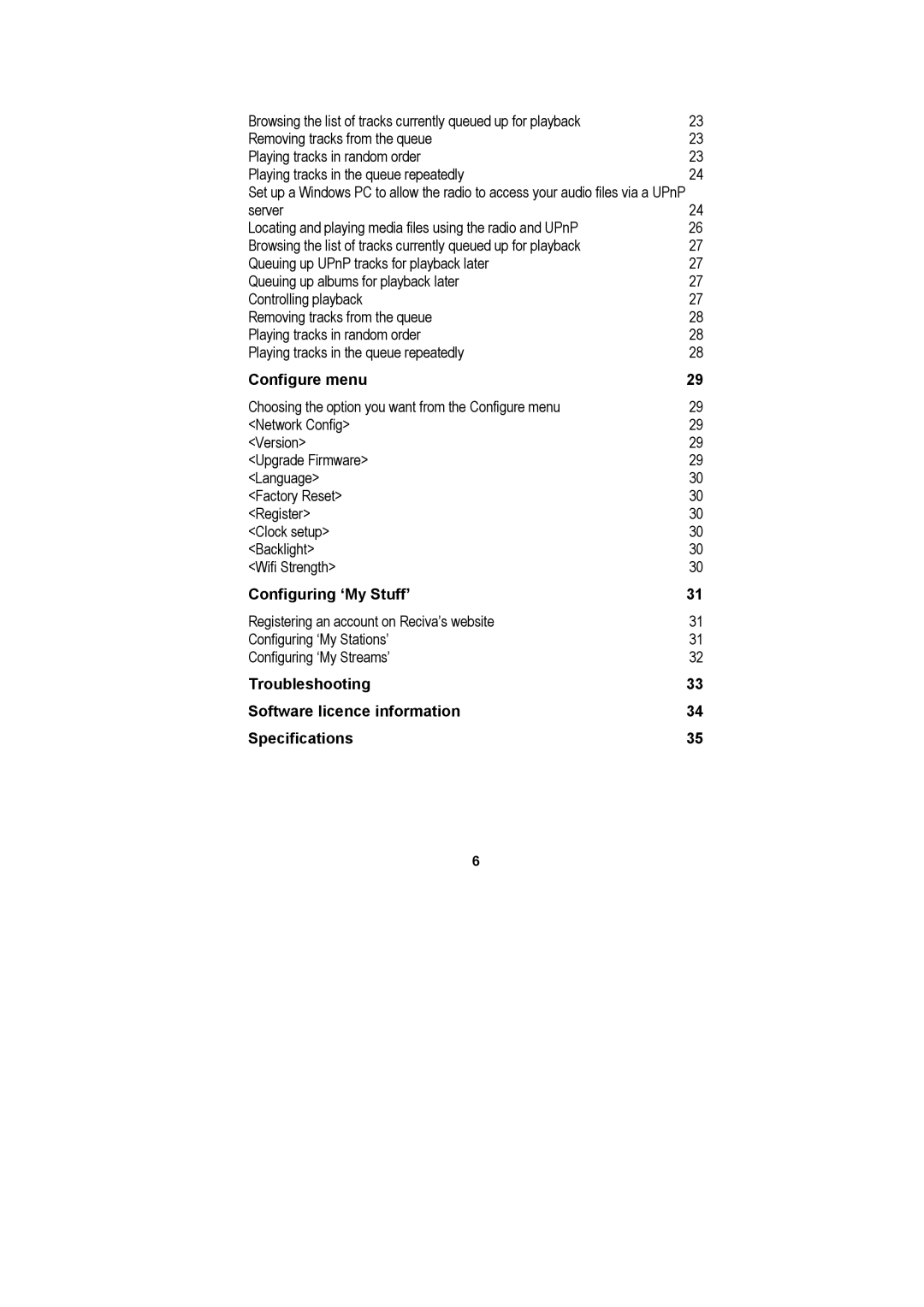 Tangent Audio Quattro MKII manual Configure menu, Configuring ‘My Stuff’ 