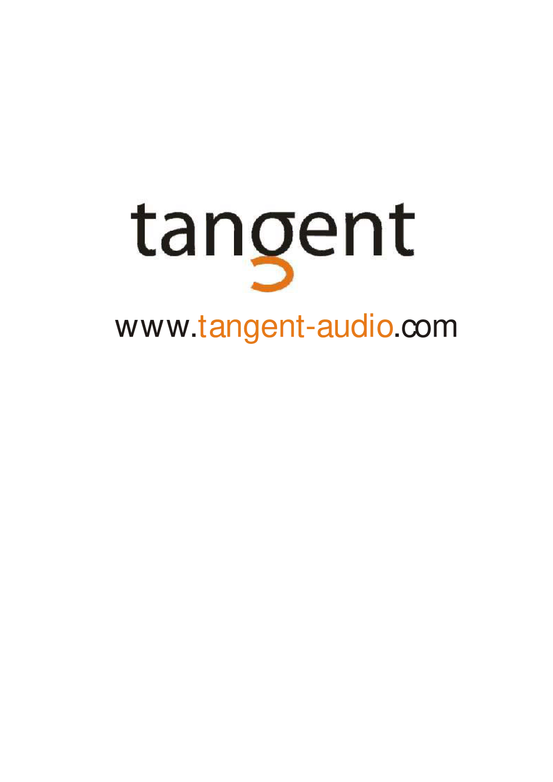 Tangent D-101 manual 