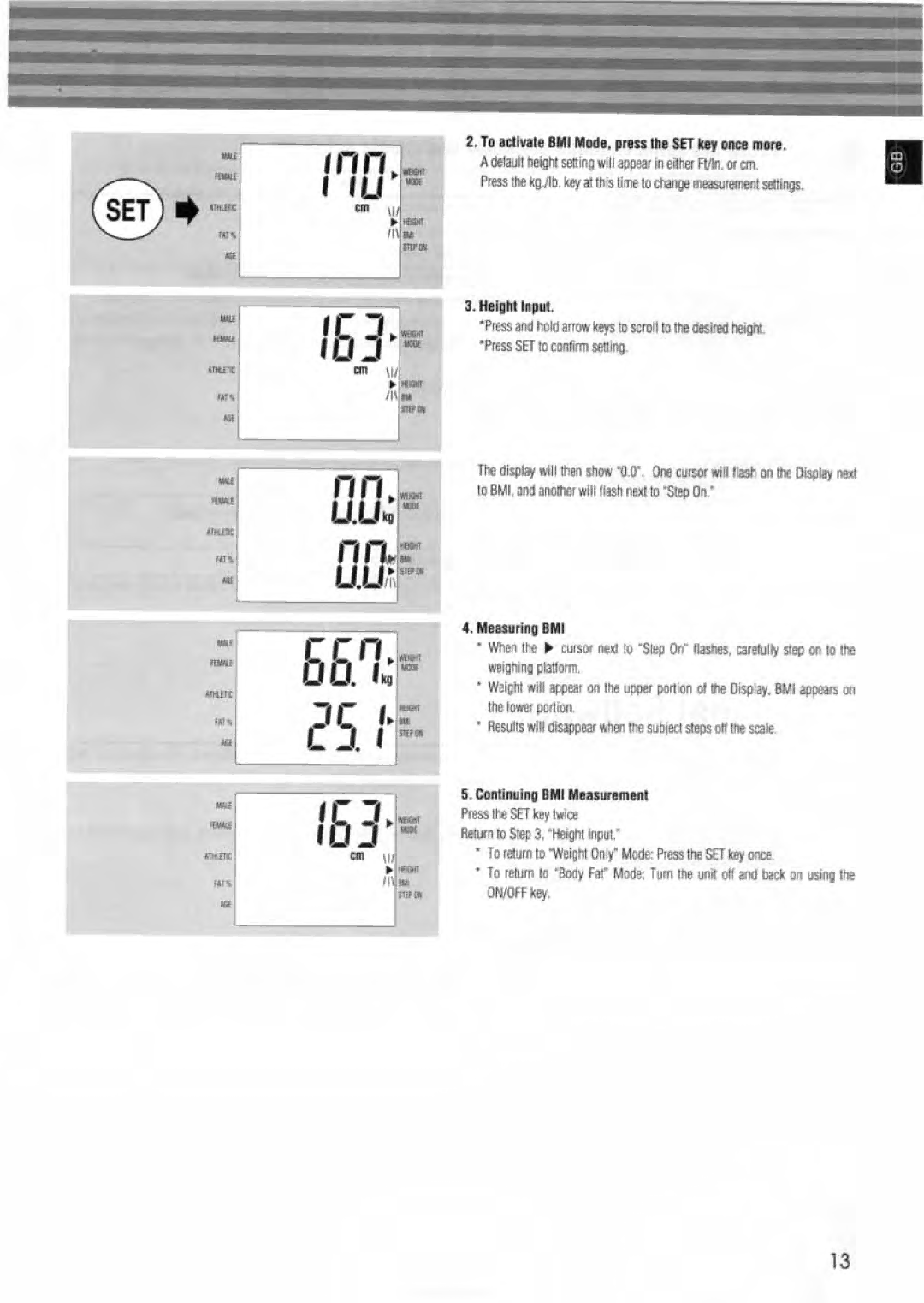 Tanita BF-350 manual 