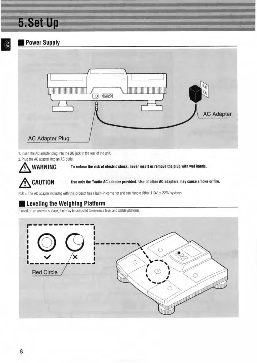 Tanita BF-350 manual 