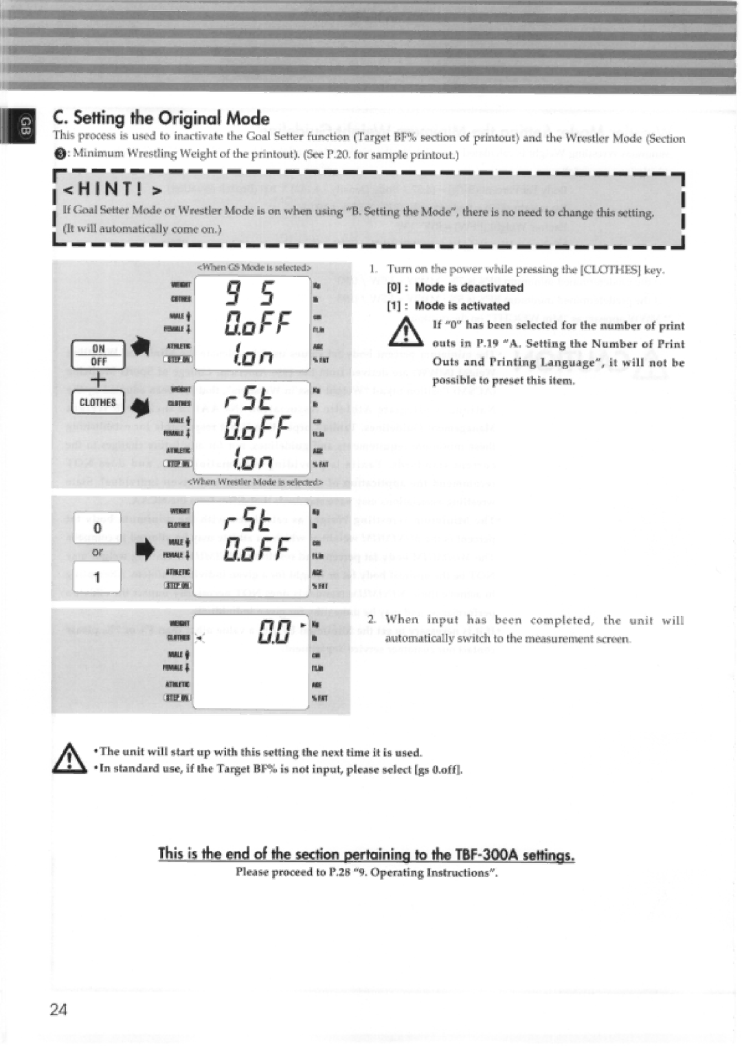 Tanita TBF-300, 410 manual 