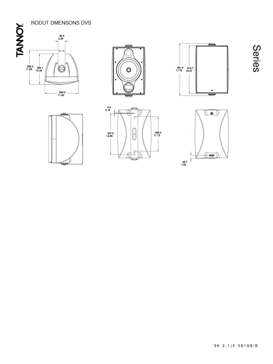 Tannoy DVS Series owner manual DVS Owner MANUAL07 