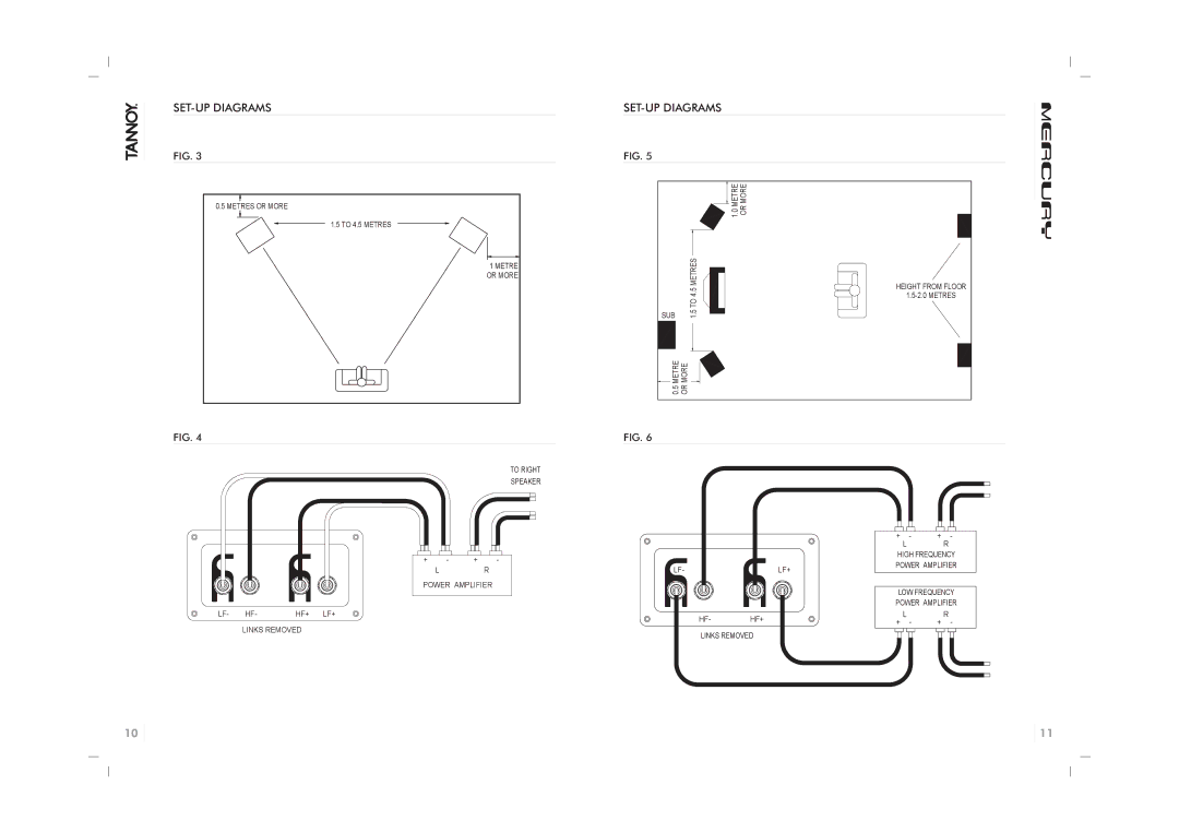 Tannoy G0512 owner manual Metre 