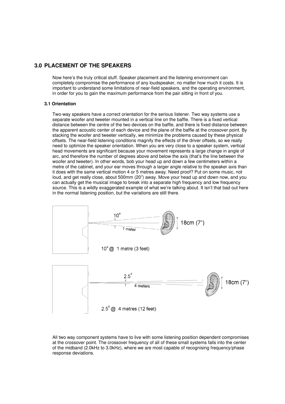 Tannoy Reveal user manual Orientation 