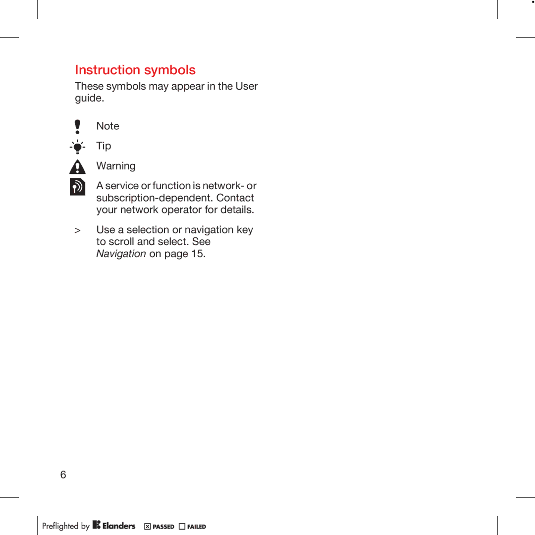 Tannoy W715 manual Instruction symbols 