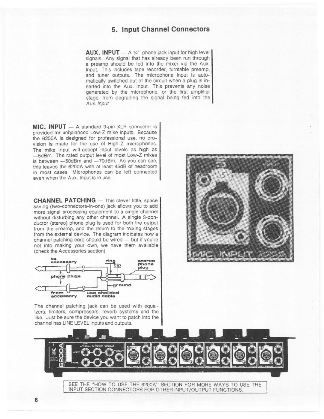 Tapco 6200A manual 