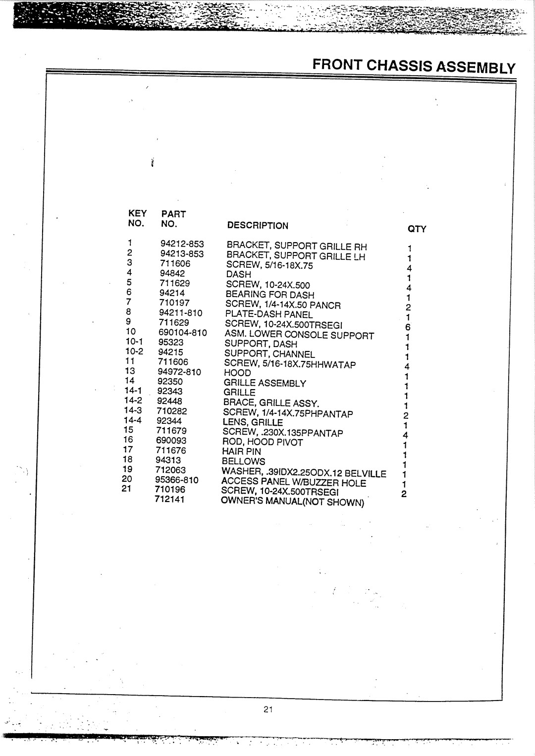 Tapco International Corporation 144R manual 