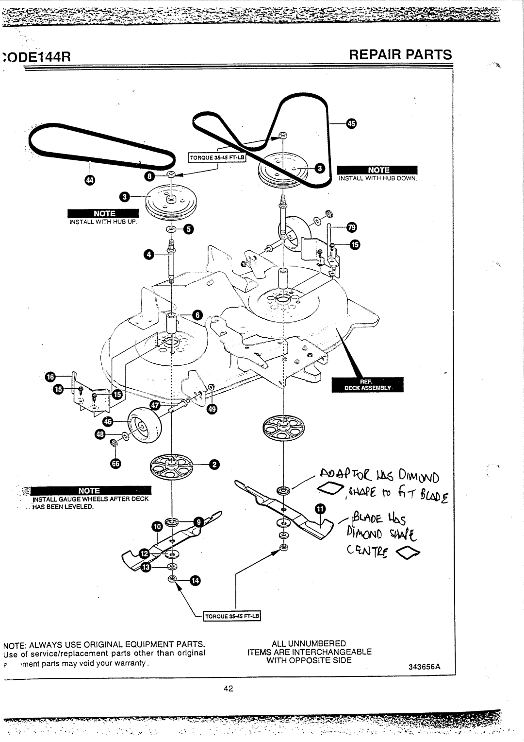 Tapco International Corporation 144R manual 