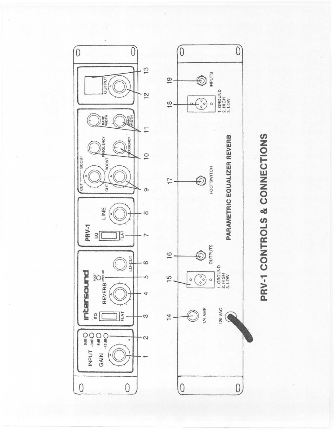 Tapco PRV-1 manual 