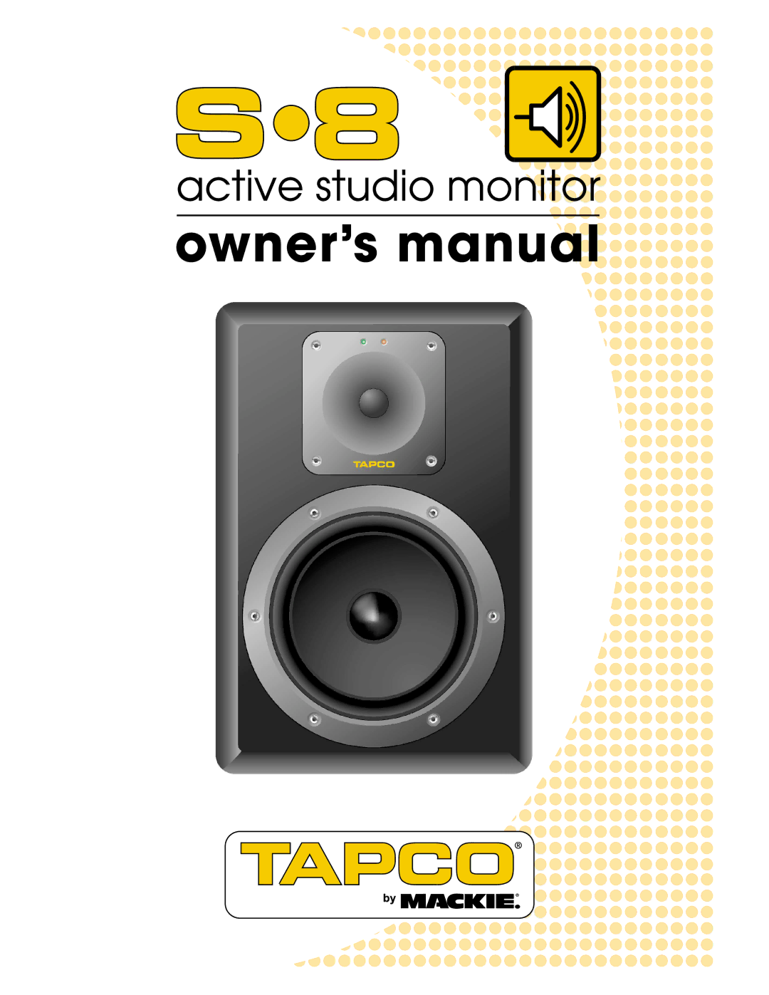 Tapco S8 manual 