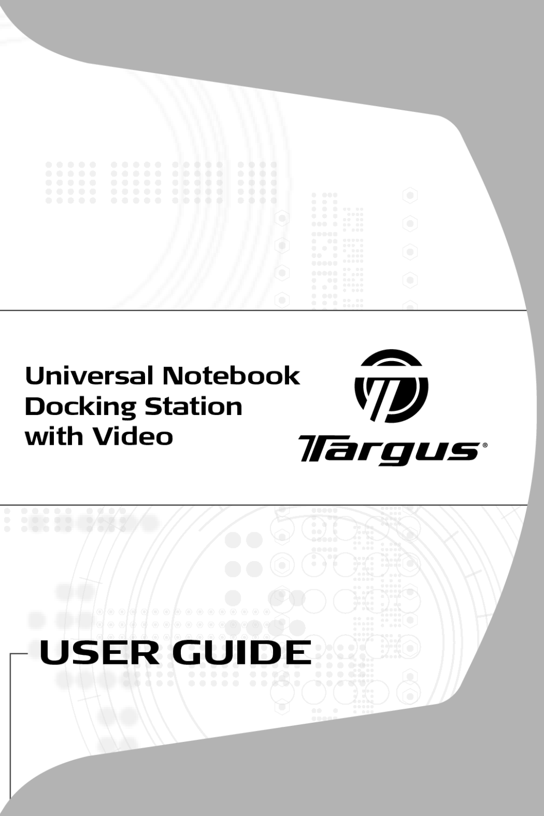 Targus ACP50 specifications User Guide, Universal Notebook Docking Station with Video 