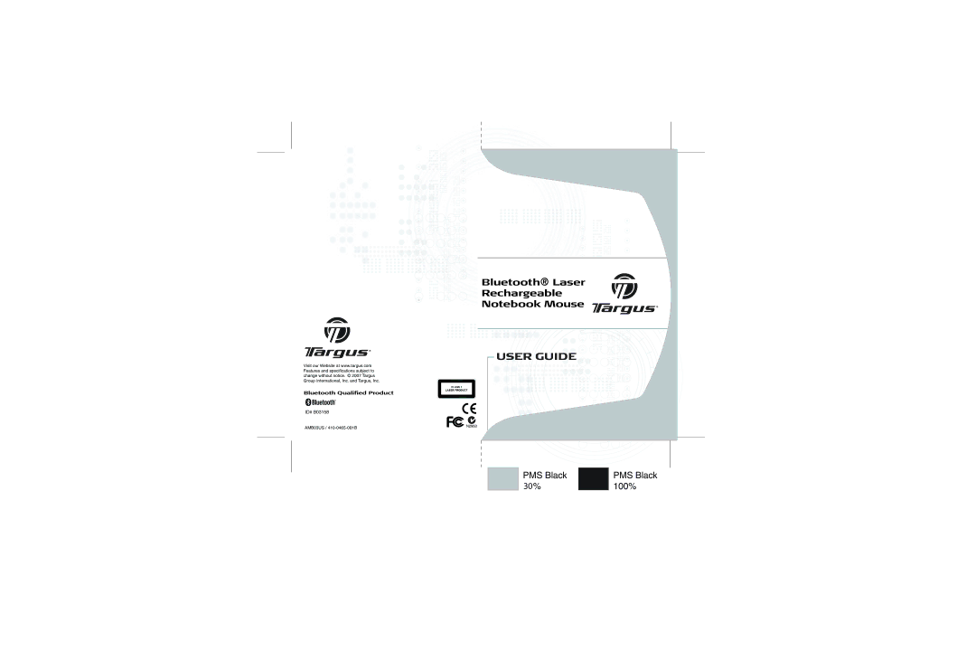 Targus AMB03US specifications User Guide 