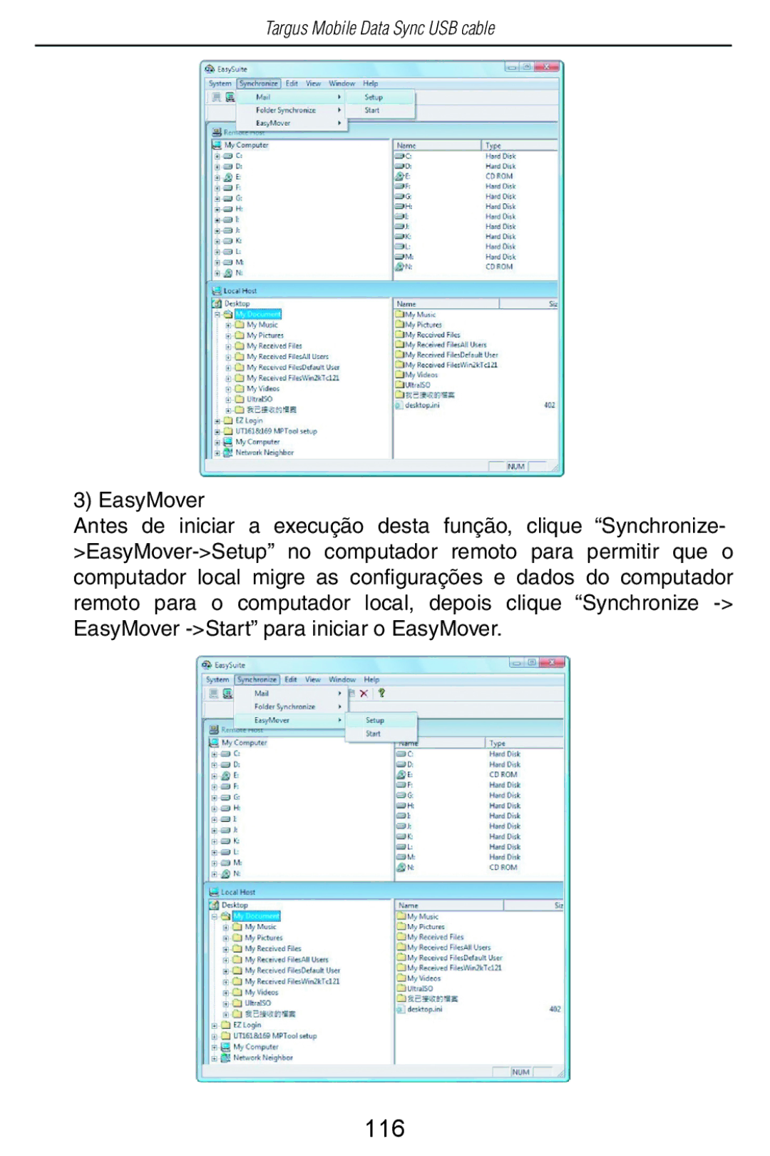 Targus USB Cable manual 116 